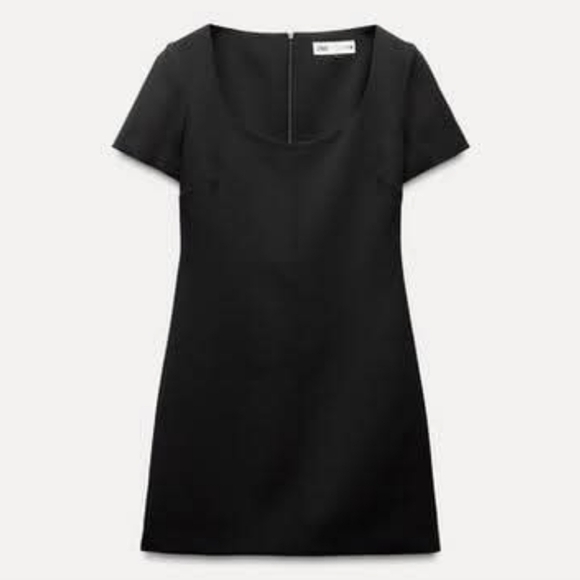 Zara Dresses & Skirts - Classic Short Sleeve Black Dress